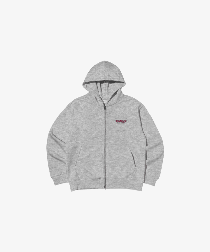 BTS – [In the SEOM] ZIP-UP HOODIE (GREY)